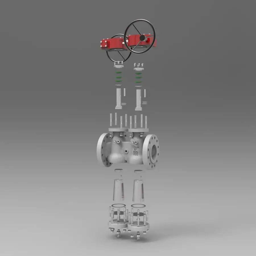 parts of dbb plug valve