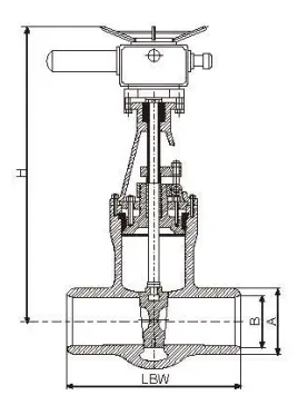 Pressure Seal Bonnet of pressure seal gate valve